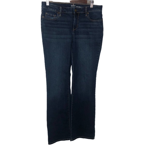 New York & Company Denim - New York & Company Soho Curvy Bootcut Jeans Size 8